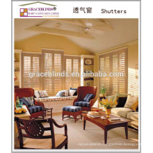 Interior Basswood Plantation Shutter Door with 63 and 89mm